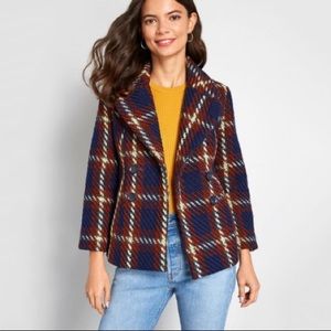 ModCloth Better When Bolder Pea Coat